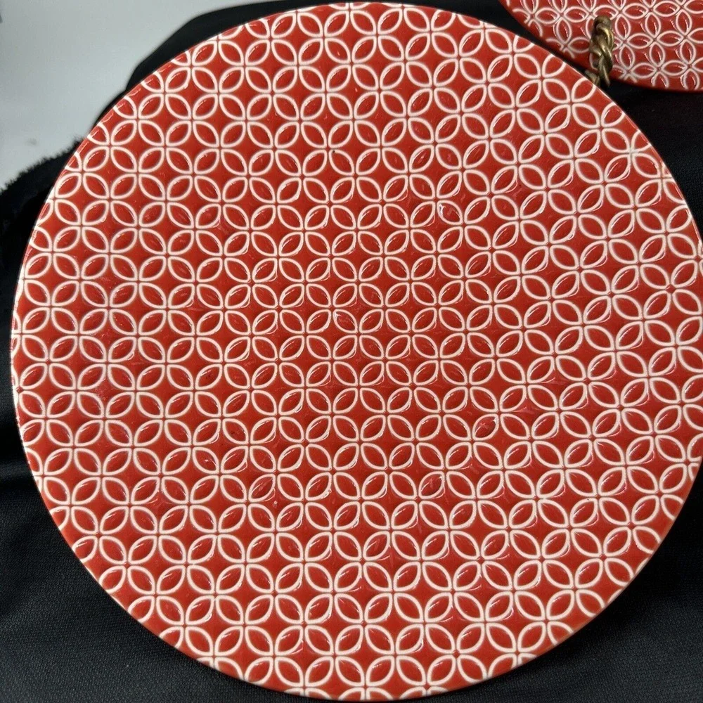 Salad‎ Plates Set of 3 Pier 1 Imports Stoneware Livingston 8